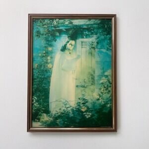 Vintage Christ at Hearts Door 3D Lentograph‎ by Victor Anderson. Plate No. 115